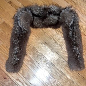 Fox fur scarf